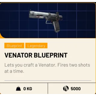 venator blueprint