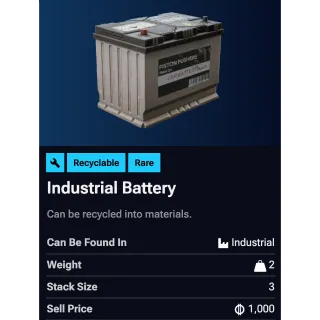 Industrial Battery x3