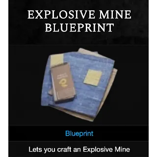 explosive mine blueprint