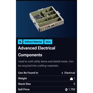 Advanced Electrical Components x5