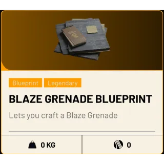 Blaze Grenade Blueprint