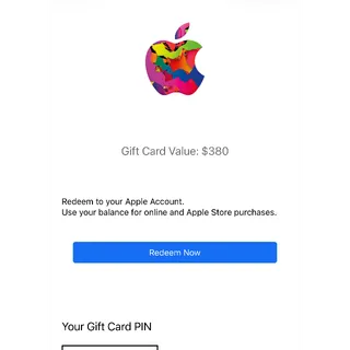 $380.00 for 90% USD Apple