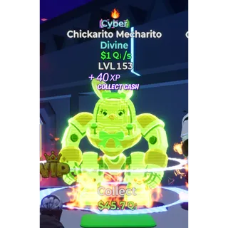 Cyber Chickarito Mecharito 1 Trait 1 Qi/s Go Up For Brainrots