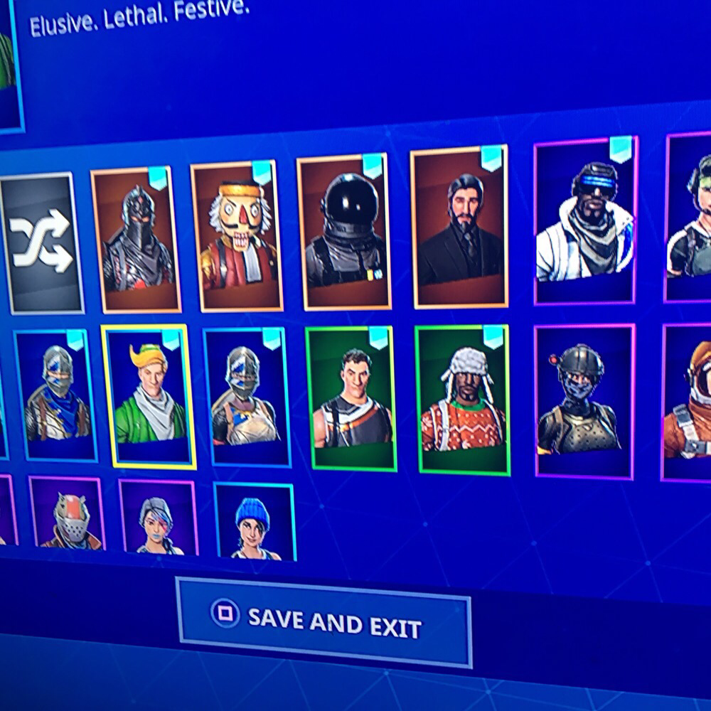 Download Bundle Fortnite Account With Christmas Skins In Game Items Gameflip