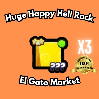 3x | Huge Happy Rock