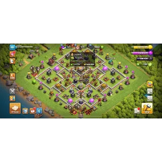 FULL MAX TH11🔥XP 101🔥HEROES 50-50-30-20🔥4 EPIC EQUIPMENT🔥GEMS 1202🔥#56