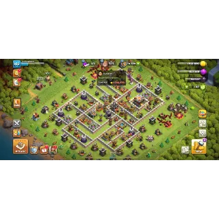 FULL MAX TH11🔥XP 102🔥HEROES 50-50-30-20🔥5 EPIC EQUITMENT🔥FREE CHANGE NAME🔥GEMS 1417🔥#43