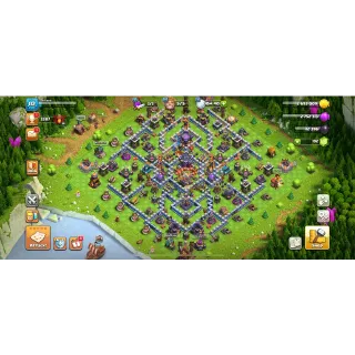 TH15 🏰 Xp 112⚡️[42-62-43-34-18] Gems 192⚡️Magic Scenery⚡️#2078