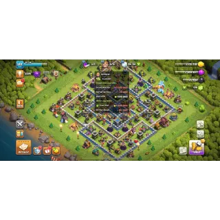 TH12 NEAR MAX 🏰 XP122🔥3 EPIC EQUIPMENT GIANT GAUNTLET DARK CROWN FIREBALL LV18🔥FREE NAME CHANGE🔥[51-55-40-28] GEMS138🔥 #2022