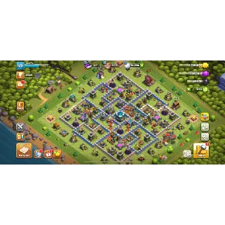 TH13 🏰 XP128🔥3 SKIN HEROES [53-56-36-23] GEMS 643🔥PIXEL SCENERY🔥#2034