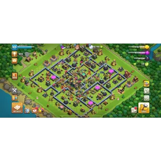 TH14 🏰 Xp 164⚡️Skins Heroes[43-74-21-39-18] Gems 519⚡️Change Name 500 Gems⚡️#2067