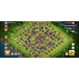 TH15🔥XP 227🔥7 SKINS HEROES 73-82-58-61-30🔥6 EPIC EQUIPMENT🔥MANY MAGIC ITEMS🔥GEMS 765🔥#57