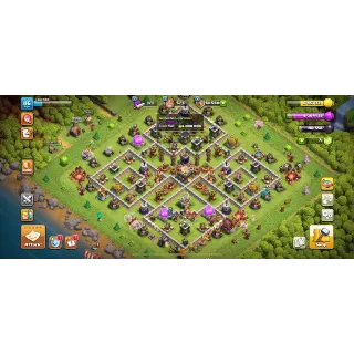 FULL MAX TH11🔥XP 116🔥HEROES 50-50-30-20🔥FIREBALL LV13🔥EPIC EQUIPMENT🔥#53