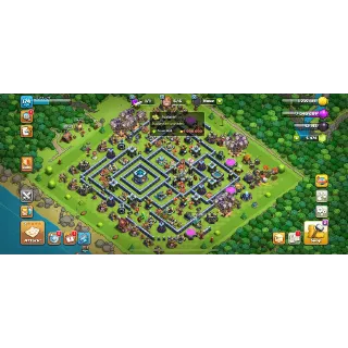 REREST✅1000% FULL MAX TH13🔥GEMS 5474🔥XP 174🔥11 SKINS HEROES 75-75-50-50-25🔥FIREBALL LV 17🔥3 EPIC EQUIPMENT🔥#55