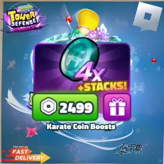 4x KARATE COINS | SPONGEBOB TOWER DEFENSE