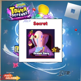 DREAM GARY 5 STAR CROWN SECRET FORMULA - SPONGEBOB TOWER DEFENSE