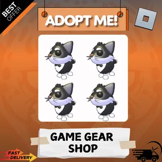 Tuxedo Cat (4x)