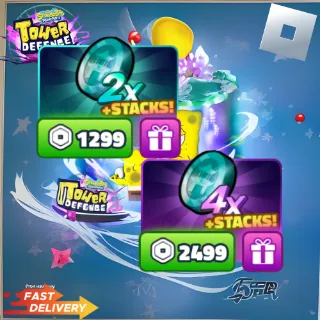 2x & 4x KARATE COINS BUNDLE!| SPONGEBOB TOWER DEFENSE