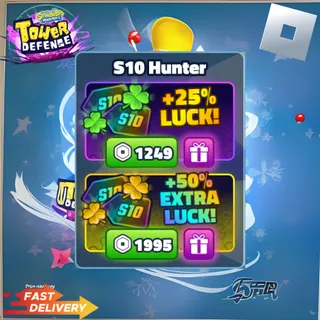 S10 Hunter Bundle | SPONGEBOB TOWER DEFENSE