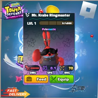 MR. KRABS RINGMASTER - SPONGEBOB TOWER DEFENSE