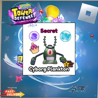 Cyborg Plankton - 5 STAR SHINY WUMBO CROWN TRAIT