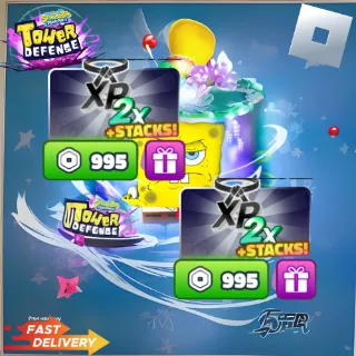 2x & 4x BELT XP BUNDLE!| SPONGEBOB TOWER DEFENSE