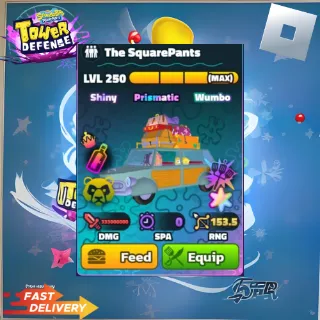 The SquarePants - SUPERSTAR NEPTUNE CROWN  SHINY WUMBO - SPONGEBOB TOWER DEFENSE