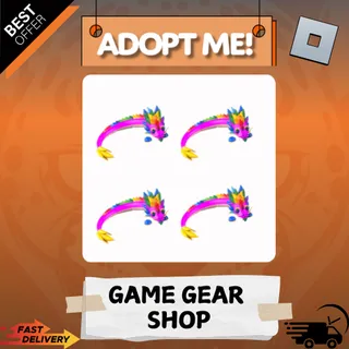 RAINBOW DRAGON (4x) | Adopt Me