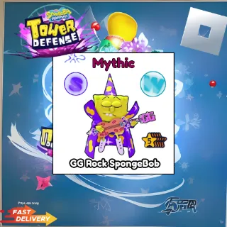 GG ROCK SPONGEBOB - 5 STAR SHINY WUMBO SPONGEBOB TOWER DEFENSE