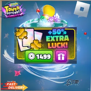 Holo Hunter 50% Extra Luck | SPONGEBOB TOWER DEFENSE