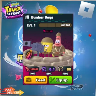 BUNKER BOYS - SECRET FORMULA - SPONGEBOB TOWER DEFENSE