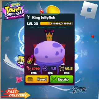 KING JELLYFISH - SECRET FORMULA - SPONGEBOB TOWER DEFENSE