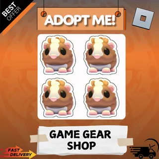 Chocolate Dutch Guinea Pig  (4x) | Adopt Me 