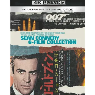 James Bond Connery 6-Film [4K] Vudu