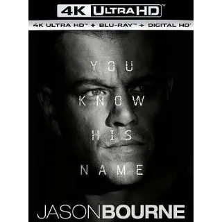 🛰 Jason Bourne [4K UHD] iTunes ports MA