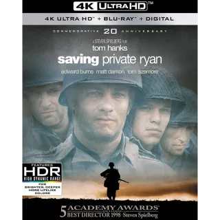 Saving Private Ryan [4K] Vudu or iTunes 
