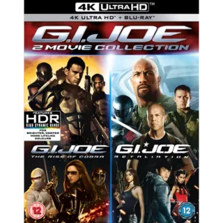 G.I. Joe: The Rise of Cobra + Retaliation [4K] Vudu or iTunes 
