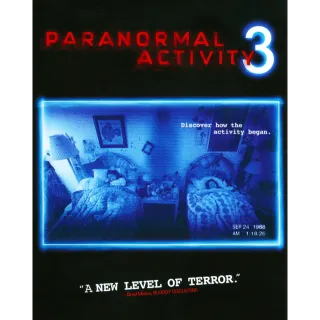 Paranormal Activity 3 [HDX] Vudu 