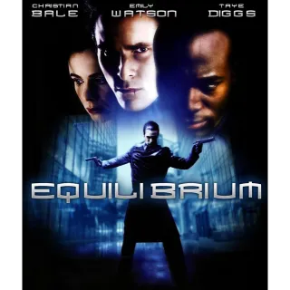 Equilibrium [HD] Vudu or iTunes [Rare] 