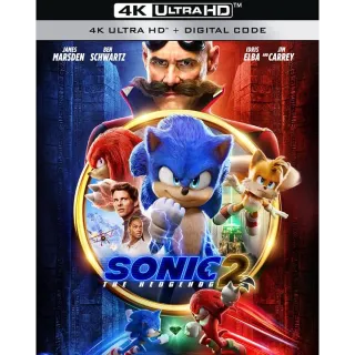 Sonic the Hedgehog 2 [4K] iTunes or [HDX] Vudu