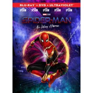 🕷 Spider-Man: No Way Home [HDx] Vudu•MA 