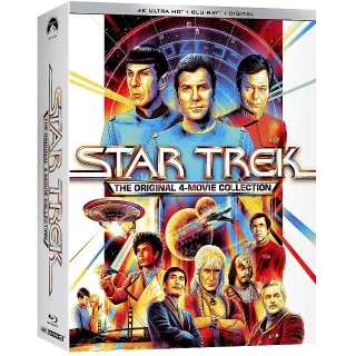 Star Trek: Original Movie Collection [4K] Vudu or iTunes 