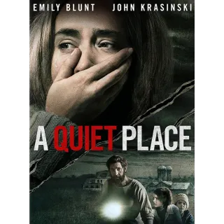 🩸 A Quiet Place [HDX] Vudu