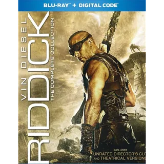 UNRATED DIRECTORS CUT: Pitch Black • Chronicles of Riddick • Riddick  [HD] MA 