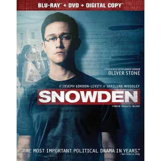 Snowden [HD] iTunes ports MA