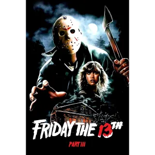 🩸Friday the 13th Part III [HD] Vudu or iTunes 