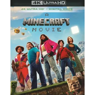 👾A Minecraft Movie [4K] Vudu•MA