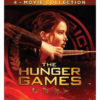 The Hunger Games Complete 4-Film Collection [HDX] Vudu