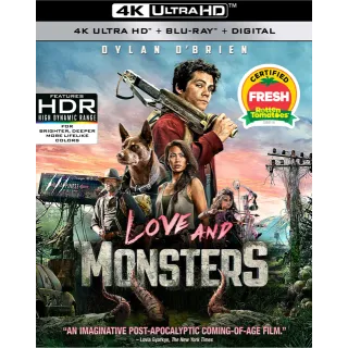 Love & Monsters [4K] iTunes or [HDX] Vudu