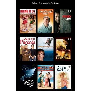 Pick 3 Movies [MoviesAnywhere]